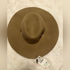 Brand New (with tags) Tan Zara Wool Fedora size M